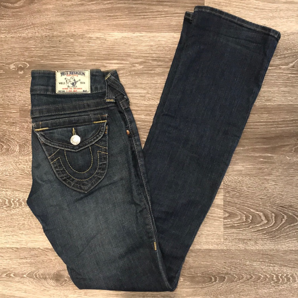 True religion boot cut jeans- size 24